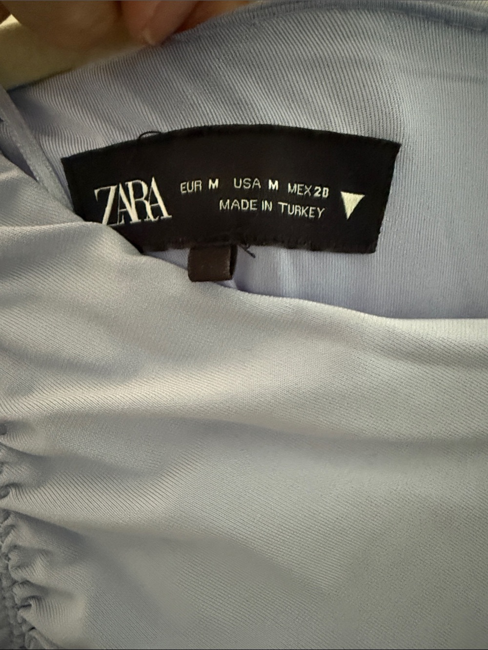 Zara Lilac Sleeveless Ruched Maxi Dress - Picture 2 of 2